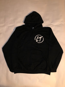 Black Hoodie, White Logo