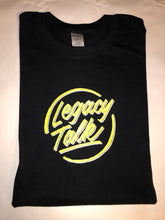 Load image into Gallery viewer, Black T-shirt, Gold Logo
