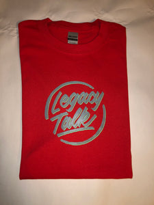 Red T-shirt, Grey Logo