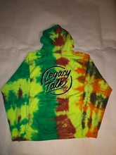 Load image into Gallery viewer, Tie Dye Hoodie, Black Logo
